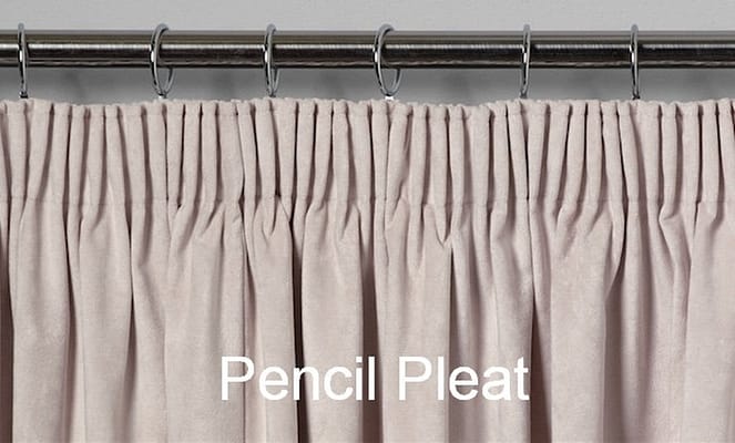 pencil pleat