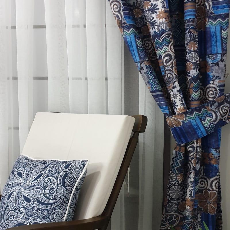 Curtains for Living Room, Bedroom, Door. Window Curtain Panels, Drapes. Ethnic Pattern